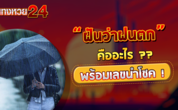 ฝันว่าฝนตก