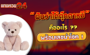 ฝันว่าได้ตุ๊กตาหมี