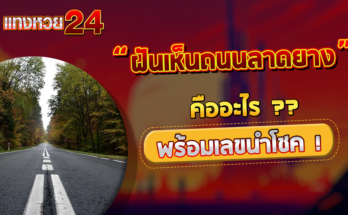 ฝันเห็นถนนลาดยาง
